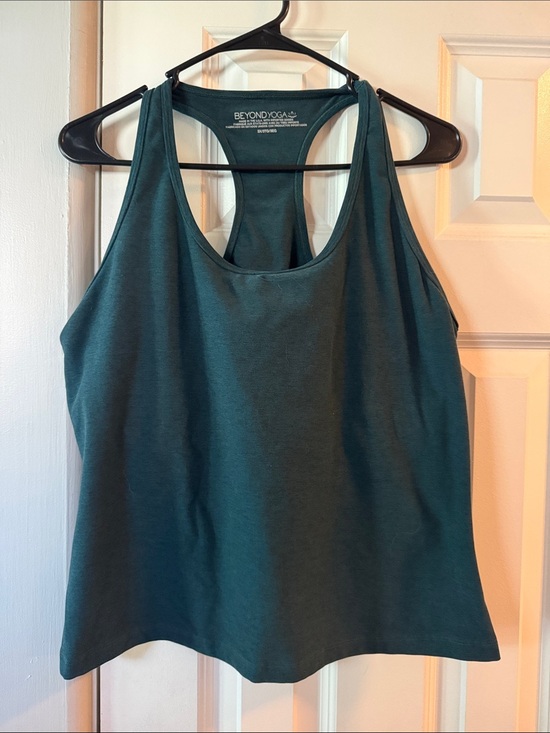 Beyond Yoga Tops - Beyond Yoga Deep Teal Racerback Tank